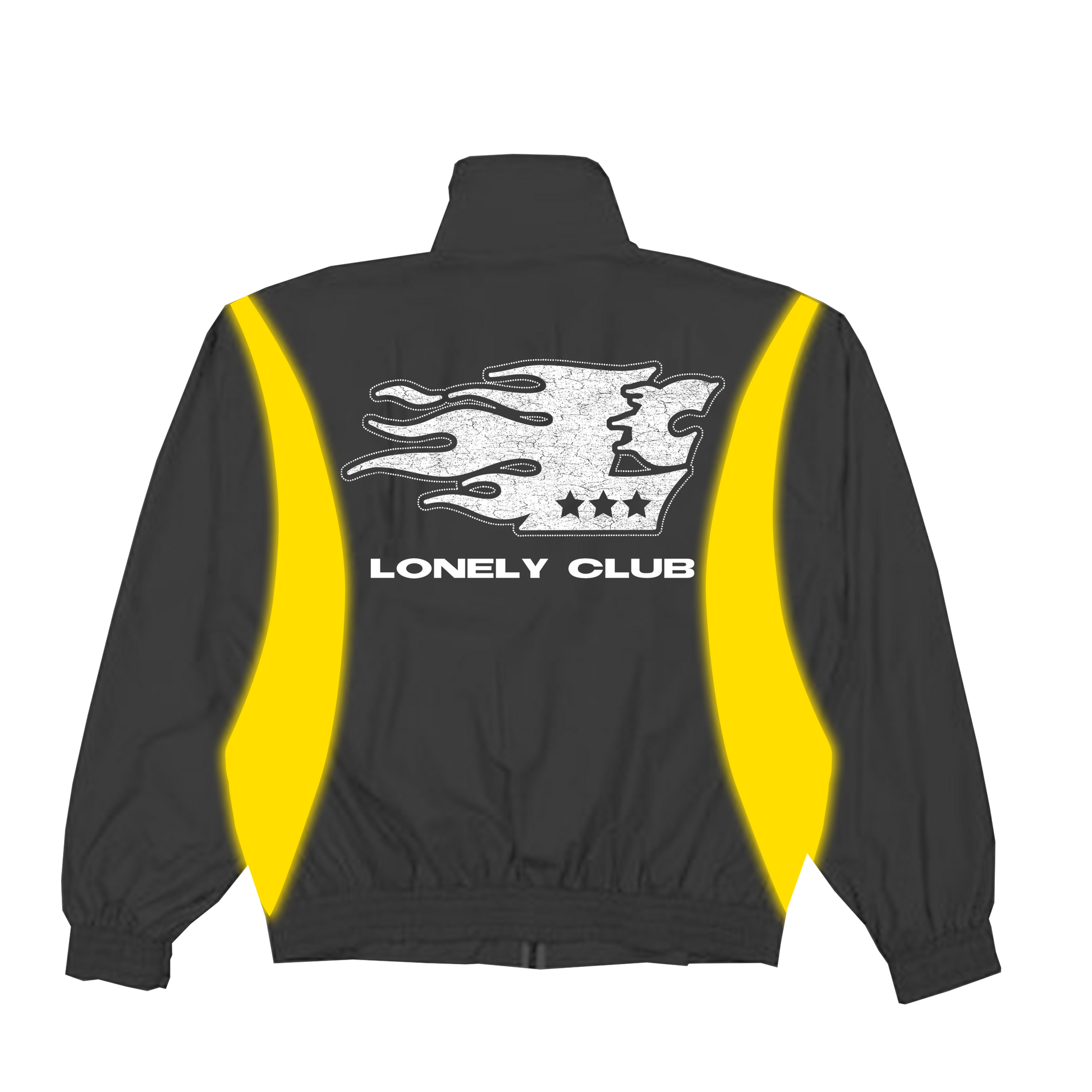 Lonely Nylon Jacket Dark Gray/Yellow (Pre Order) – aLONER